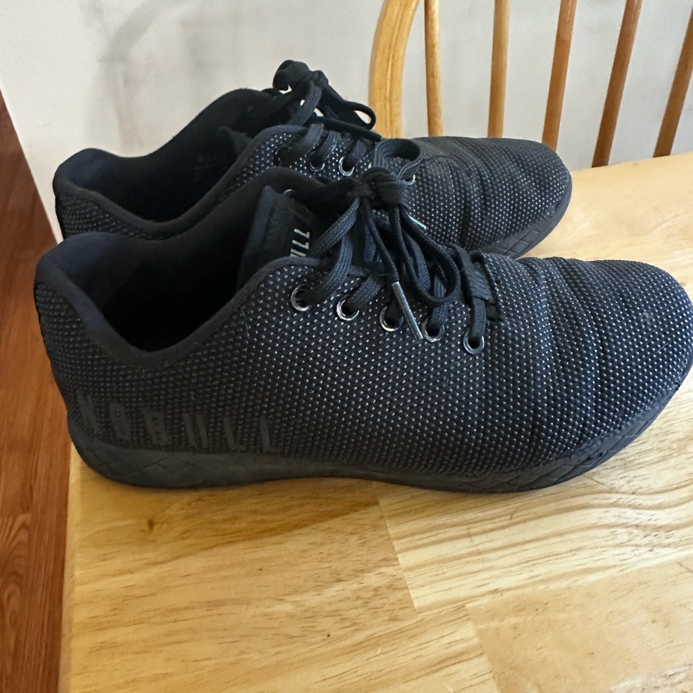 NOBULL Black Athletic Shoes Lightweight Mesh Design Size 9M